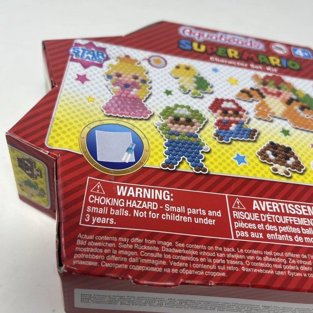 Aquabeads 31946 Brothers Super Mario Character Set Craft Kit New